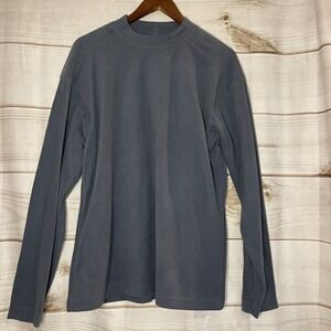 Columbia Grey Mock Neck Long‎ Sleeve  Size Medium